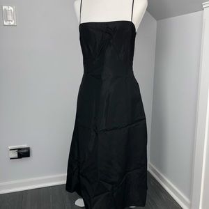Shelli Segal Black Evening Gown w Bustle, Sz 12P